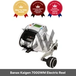 Banax Kaigen 7000WM Electric Big Game Jigging Fishing Dial Reels 132LB Drag. Fixed Price $439.00.
