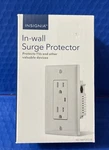 Insignia 2 Outlet In-wall 1080 Joules Surge Protector. Fixed Price $21.99.
