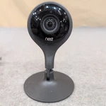 Google Nest Indoor Wired Security Camera Black A0005 With Power Adapter. Fixed Price $40.87.