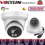 Vikylin Turret Poe 24H Full Color 6MP/8MP 4K Network Camera Mic&speaker Outdoor. Fixed Price $117.80.