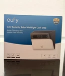 Eufy Security Solar Wall S120 Wireless Outdoor Camera 2K Spotlight. Fixed Price $75.99.