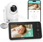 5" Video Baby Monitor, 720P, No Wifi, Night Vision, 2-WAY Talk, 1500FT Range. Fixed Price $99.99.