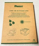 New Panduit S100X225YIJ Laser Self-laminated Labels, Pack Of 1000, Clear/yellow. Fixed Price $189.95.