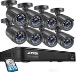 Zosi H.265+ 5MP Lite Dvr Security System 8CH 1080P Cctv Camera Night Vision. Fixed Price $239.99.