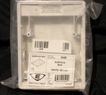 Edwards Est G4B Surface Back Box White. Nib!. Fixed Price $9.99.