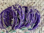 Panduit UTP28SP5VL CAT6 Awg Network Patch Cable/cord, Ft Violet Lot Of 20. Fixed Price $30.00.