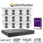 Uniview 16CH 4K Nvr Network 12X4MP Ndaa Audio Ip Camera Security Kit. Fixed Price $2649.99.