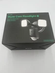 Cam Floodlight V2 Motion-activated Hardwired WYZECFL2BL Wifi Hd New Black. Fixed Price $54.87.