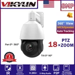 Vikylin 18 Zoom 360 View IR50M Network 8MP Ptz Camera Poe Tracking Mic&speaker. Fixed Price $151.05.