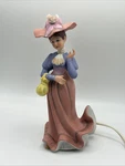 Vtg 50'S Ceramic Underwriters Night Light Portable Lamp Perfume Burner P-1202. Fixed Price $29.95.