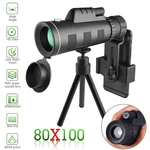 80X100 Zoom Day/low Night Vision Hd Monocular Starscope Telescope BAK4. Fixed Price $15.98.
