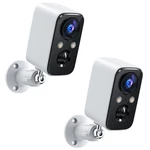 2PCS 1080P Wireless Security Camera 2K Wifi Battery Power Outdoor. Fixed Price $46.20.
