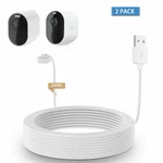 2PCS Holaca 20FT/6M Weatherproof Outdoor Charging Cable For Arlo Ultra PRO4. Fixed Price $18.99.