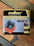 37PC Number Letter Punch Set Hardened Steel Metal Die W/case 3MM Horusdy. Fixed Price $10.00.