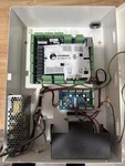 Geovision GV-AS4111 Door Access Controller Kit With Power Board And Cabinet. Fixed Price $450.00.