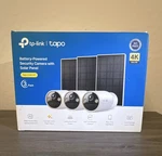 Tp-link Tapo C460 Kit 3-PACK 4K Battery Wi-fi Cameras W/ Solar, Indoor/outdoor. Fixed Price $294.00.