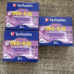 15 Ct Verbatim Dvd+r Dl 8.5GB 8X Branded Surface 5PK 2 Jewel Case Box VER95311. Fixed Price $25.00.
