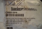 Rosenberger CX683-1610 Grommets, 1-5/8" Holes, 24.3MM (606) & 10MM (fiber). Fixed Price $17.50.