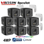 8PCS Vikylin 4MP Poe Ip Camera Dual Lens Panorama 170 Ir Full Color 2 Way Audio. Fixed Price $541.50.