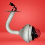 1080P Dome Security Camera Outdoor/indoor W/ Wall Mount Weatherproof Black. Fixed Price $48.44.