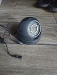 Qvis Eyeball Dome Cctv Securtiy Camera EYE-2705FHGR Untested Base Missing. Fixed Price $28.49.