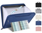 Heavy Duty Accordion File Organizer With Hidden Handle, Portable 12 Pockets E.... Fixed Price $24.79.