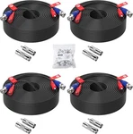 Zosi 4 100FT (30 Meters) 2-IN-1 Video Power Cable, Pack, Black Color. Fixed Price $36.74.