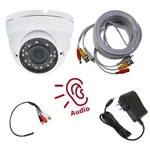 Evertech 1080P Hd Day Night Dome Cctv Security Camera Mic Cable Adapter Set. Fixed Price $69.98.