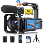5K Camcorder 56MP Video Camera Wifi Ir Night Vision With MICROPHONE,TRIPOD&64GB. Fixed Price $113.04.