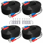 4PCS 100FT Video Power Cable Bnc Cord Wire For Cctv Security Camera System. Fixed Price $24.99.