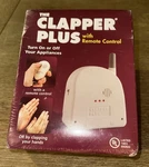 New The Clapper Plus W/ Remote Sound Activated On/off Control For Appliances. Fixed Price $19.76.