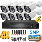 8CH H.265+ 5MP Lite 4K Outdoor Cctv Home Security Camera System Kit With Dvr. Fixed Price $185.99.