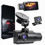 Car On-dash Mounted Camera Video Player 1080P+720P Front Rear Inside. Fixed Price $54.95.