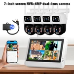 Wireless Cctv System With Monitor 8CH Nvr 6MP Security Outdoor Us. Fixed Price $183.00.