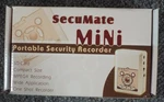 Secumate Mini Portable Security Recorder MDVR-14. Fixed Price $26.00.