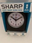 Sharp Mini Alarm Clock Battery Power Ascending On Demand Backlight New. Fixed Price $13.25.