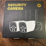 2 Pack Camera System With Color Night Vision, Weatherproof. Alexa Compatible New. Fixed Price $36.97.