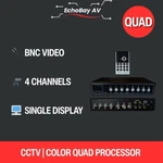 Channel Color Quad Processor Bnc Cctv Video Multiplexer Ntsc (VM-Q401A). Fixed Price $110.00.