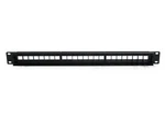 Ens 24 Port Blank Keystone Patch Panel, Wallmount Rackmount CAT6 Network. Fixed Price $19.99.