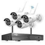 Hiseeu 8CH Nvr Wifi Cctv Camera Security System 3MP Outdoor No Hdd. Fixed Price $99.99.
