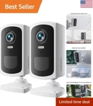 Cutting-edge 2K Wireless Outdoor Security Camera With Color Night Vision & Ai.... Fixed Price $132.99.