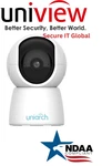 Unv 2MP Hd Wifi Smart Pt 2WAY Audio Uniview Security Surveillance Camera Uniarch. Fixed Price $80.00.