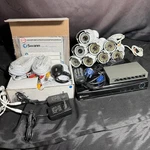 Swann Security System DVR8-4000 W/8 SWPRO-642CAM Cameras Read Description. Fixed Price $375.00.