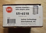 Model #STI-6518, Bopper Stopper Cover With Mounting Plate, Clear.. Fixed Price $24.99.