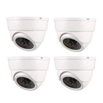 Uxcell Fake Security Camera Dummy Dome Cctv With Blinking Red 95X64MM, White. Fixed Price $44.90.