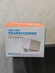 Upg Security Solutions Model No. UB1640W-L6 120VAC Transformer. Fixed Price $15.00.