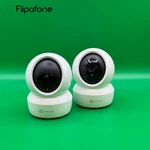 Ezviz CS-H6C Indoor Pan/tilt Wi-fi Security Camera 2-PACK. Fixed Price $61.57.