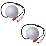 2X Sensitive Microphone Audio Sound Cable Monitor For Cctv Security Camera A411. Fixed Price $10.70.