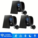 3PSC Solar Battery Powered Wireless Security Camera 5GWIFI 4MP 2-WAY Audio Color. Fixed Price $139.90.