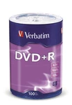 100 Verbatim Dvd+r 16X 4.7GB Silver Branded Logo Media Disc - Tape Wrap 96526. Fixed Price $28.90.